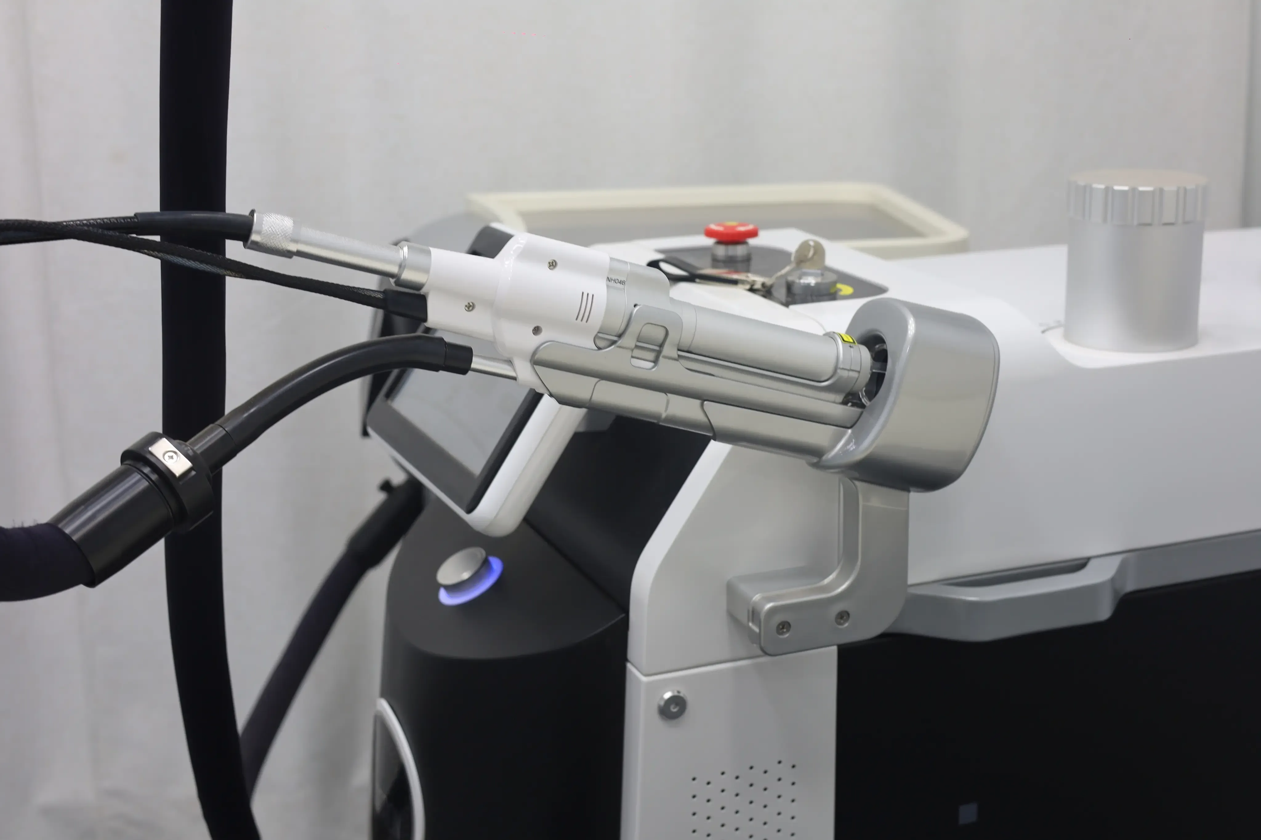 Séance de laser médical
